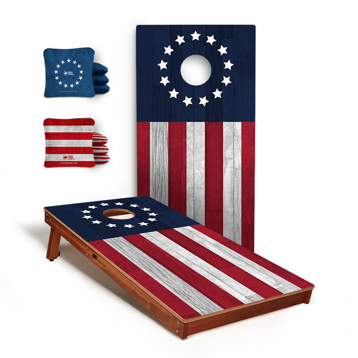 Betsy Ross Sig Pro 2x4 Regulation Cornhole Bundle -  | American Cornhole Association