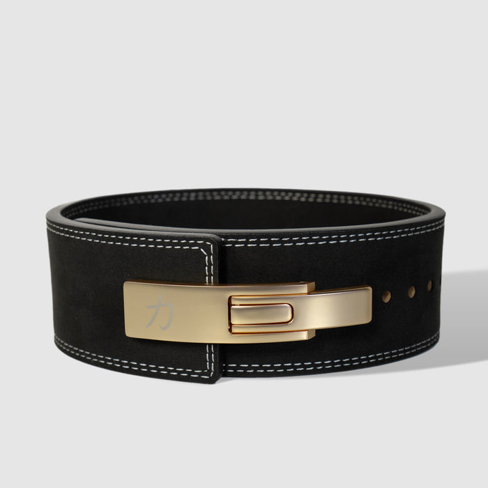 Black Lever Belt, 13mm - IPF Approved - Strength Shop