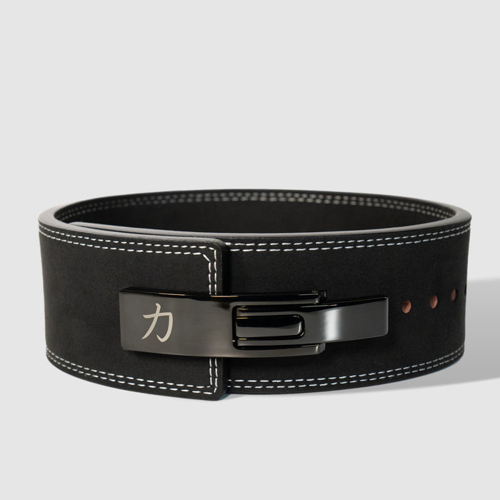 Black Lever Belt, 13mm - IPF Approved - Strength Shop