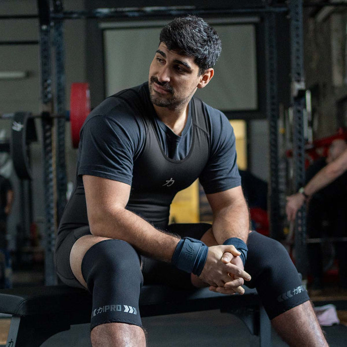 Black Singlet with Grey Logo, Unisex – IPF Approved - Strength Shop