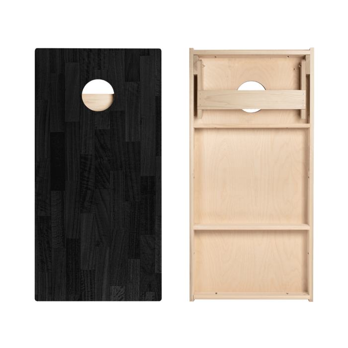 Black Small Panel Wood Star Cornhole Boards, - American Cornhole Association