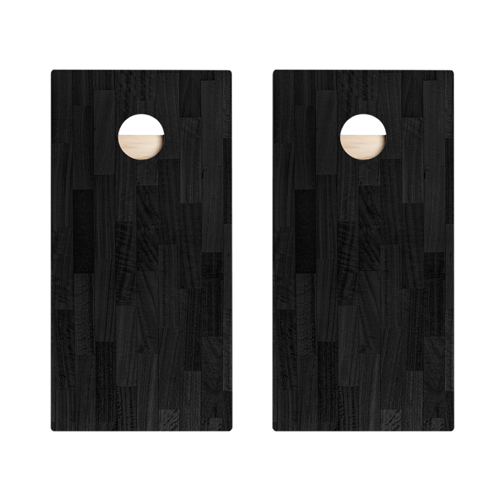Black Small Panel Wood Star Cornhole Boards, - American Cornhole Association
