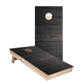 Black Stained Large Panel Wood Star Cornhole Boards, - American Cornhole Association