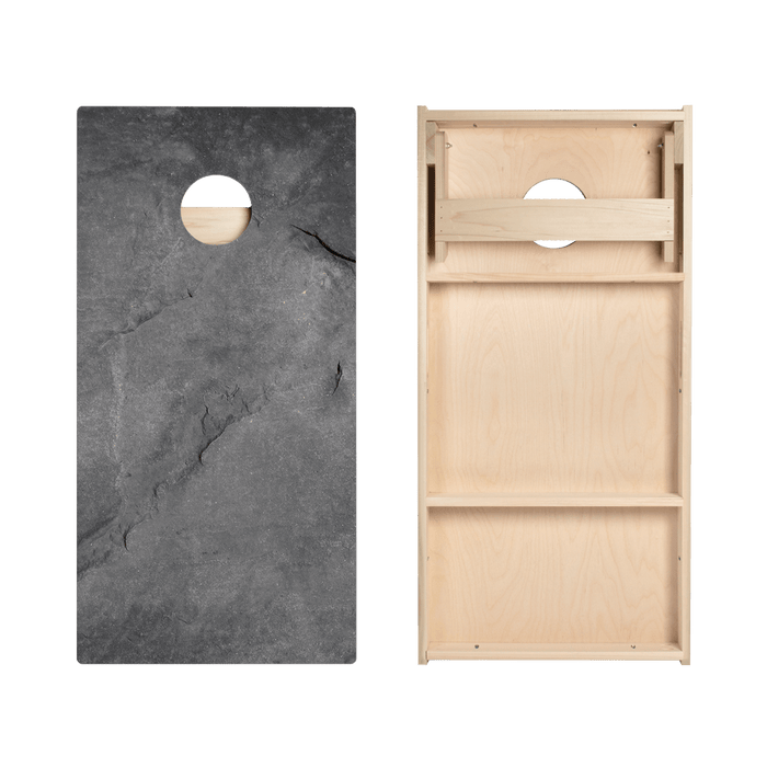 Black Stone Star Cornhole Boards, - American Cornhole Association