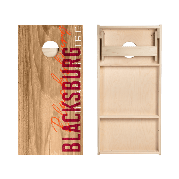Blacksburg Campus Gameday Star Cornhole Boards, - American Cornhole Association