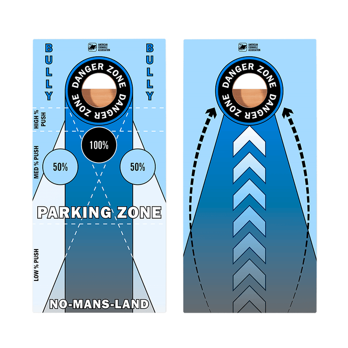 Blue Training Star Cornhole Boards, - American Cornhole Association