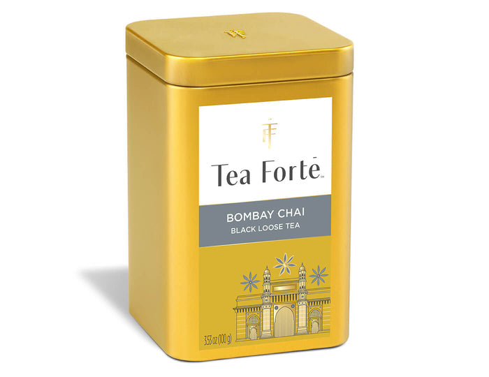 Bombay Chai Loose Leaf Tea Canister - side view