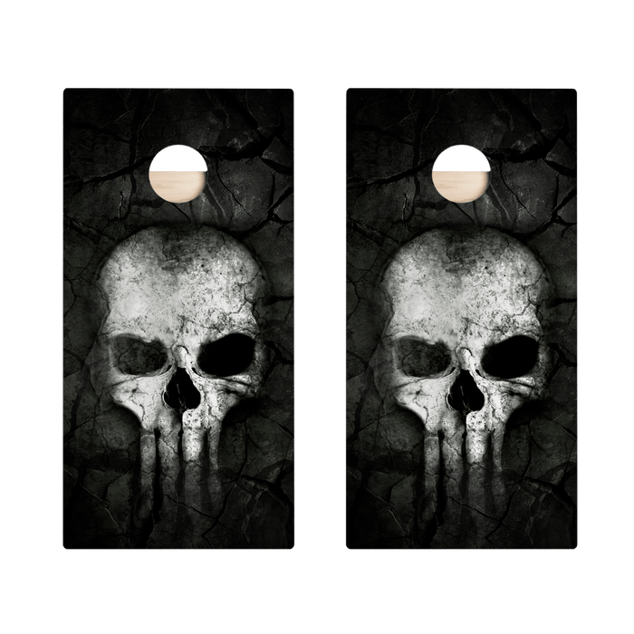 Bone Crusher Skull Star Cornhole Boards, - American Cornhole Association