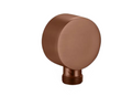 Brass Round Shower Elbow - Brushed Rose Gold