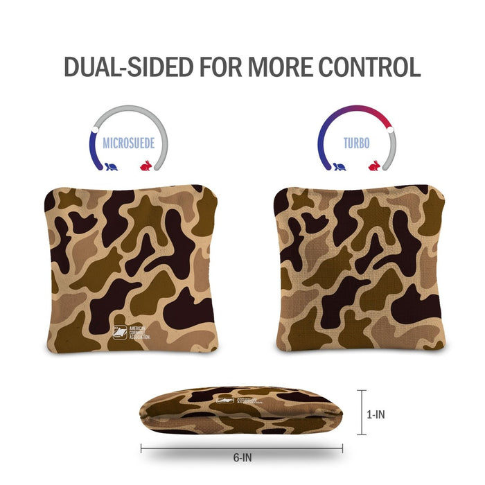Brown Camo Synergy Pro Cornhole Bags - Brown 106208-380 | American Cornhole Association