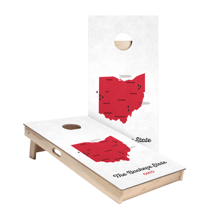 Buckeye State Star Cornhole Boards - ACA - 000367 | American Cornhole Association