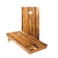 Burnt Wood Star Cornhole Boards - ACA - 000006 | American Cornhole Association