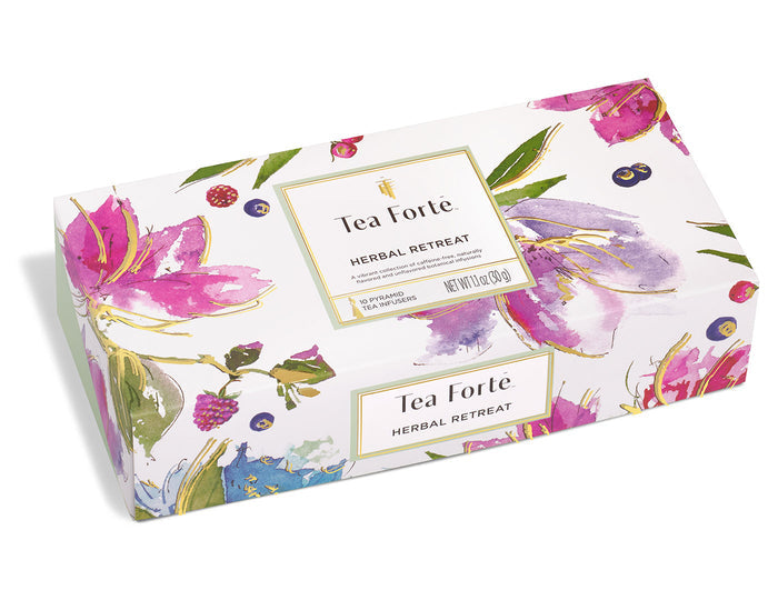 Herbal Retreat Petite Presentation Box, closed, of 10 teas
