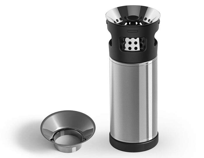 Carter Infuser Set infuser and funnel to the side
