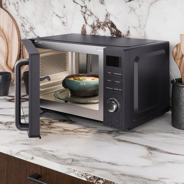Black Digital Microwave