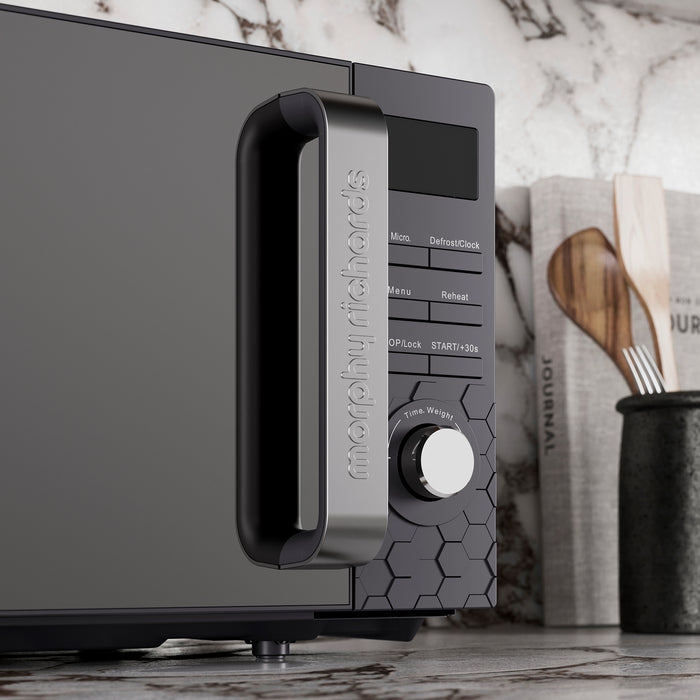 Black Digital Microwave