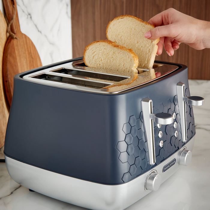 Cassini 4-Slice Blue Toaster - Outer Space