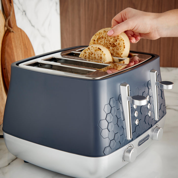 Cassini 4-Slice Blue Toaster - Outer Space