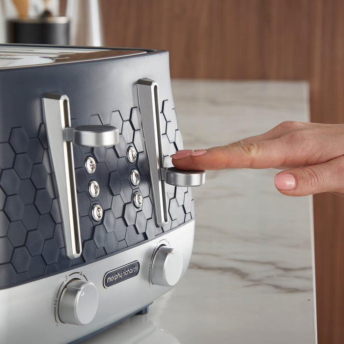 Cassini 4-Slice Blue Toaster - Outer Space