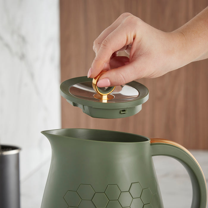 Cassini Green Kettle and Toaster Set - Olivine