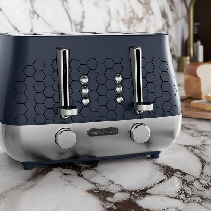 Cassini Navy Kettle and Toaster Set - Outer Space