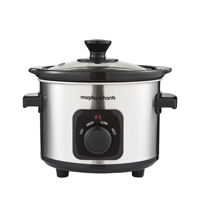 Morphy Richards slow cooker on a white background