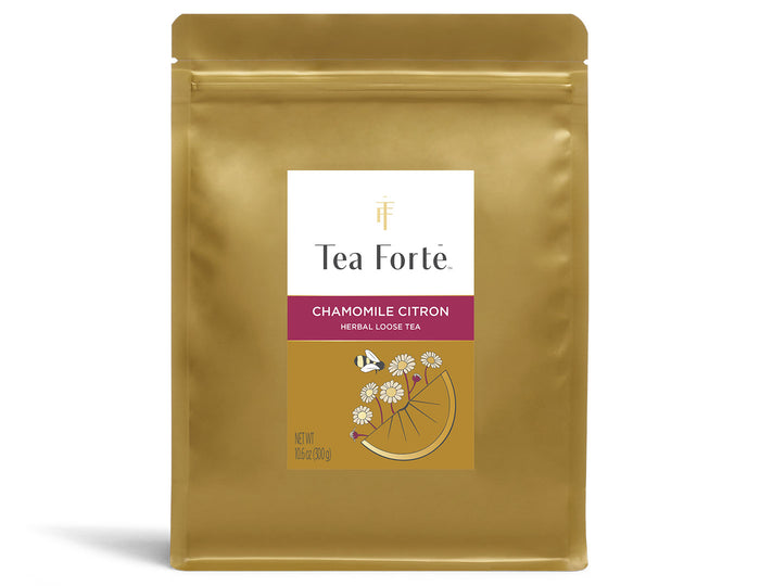 Chamomile Citron Loose Tea Bulk Pouch, front