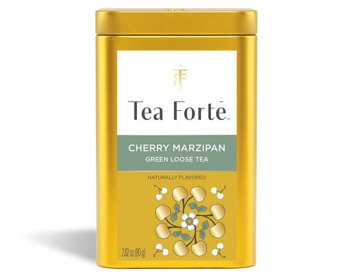 Cherry Marzipan Loose Leaf Tea Canister - front view