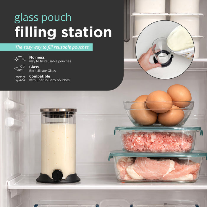 Cherub Baby Glass Pouch Filling Station