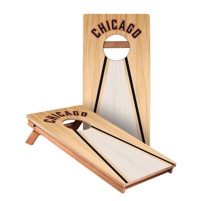 Chicago Football Gameday Backyard 1x2 ft Cornhole Board Set - WACA - 500428 - WB | American Cornhole Association