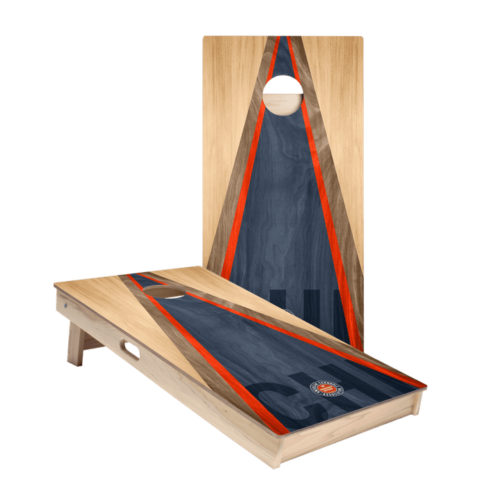 Chicago Football Gameday Classic Triangle Star Cornhole Boards - American Cornhole Association