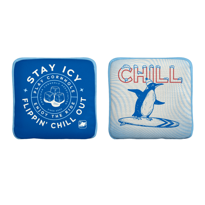 Chill Penguin Limited Edition Synergy Edge Cornhole Bags | 01.25 Drop - American Cornhole Association