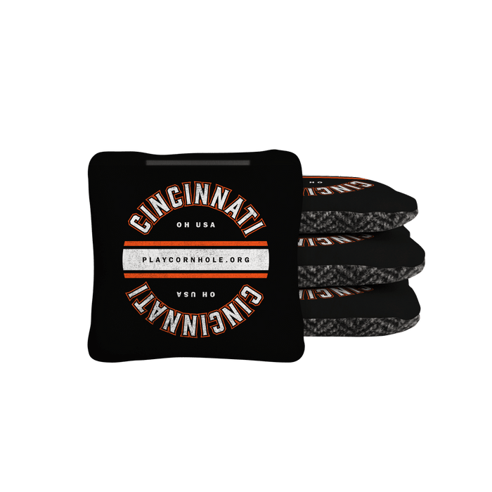 Cincinnati Football Gameday Backyard 1x2 ft Cornhole Board Set - WACA - 500429 - WB | American Cornhole Association
