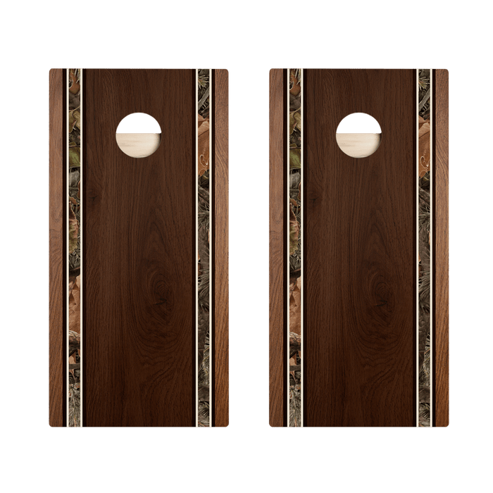 Classic Camo Stripes Star Cornhole Boards, - American Cornhole Association