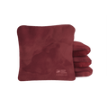 Classic Red Lock Shot Cornhole Bags with dual-sided microsuede control fabric by the American Cornhole Association.