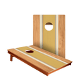 Classic Stripes Light Blue Wood Backyard 2300 Cornhole Boards - WACA-900464 | American Cornhole Association