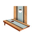 Classic Stripes Navy Blue Backyard 2300 Cornhole Boards - WACA-900462 | American Cornhole Association