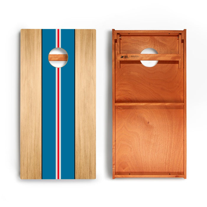 Classic Stripes Red White Blue Backyard 2400 Cornhole Boards - WACA-000465 | American Cornhole Association