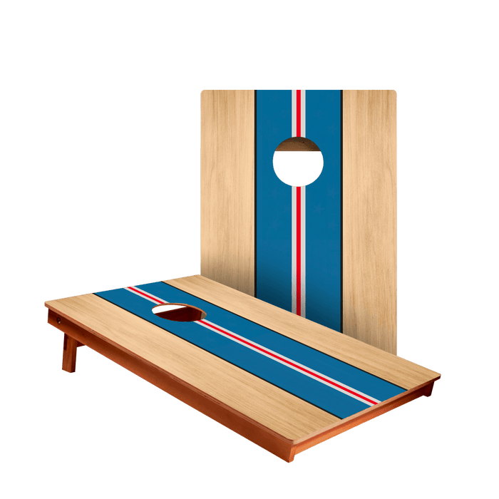 Classic Triangle Retro Surf Backyard 2300 Cornhole Boards - WACA-900465 | American Cornhole Association