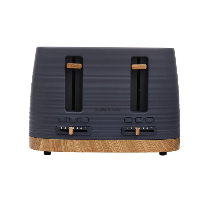 Clay 4-Slice Grey Toaster - Flint