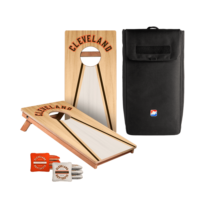 Cleveland Football Gameday Backyard 1x2 ft Cornhole Board Set - WACA - 500430 - WB | American Cornhole Association