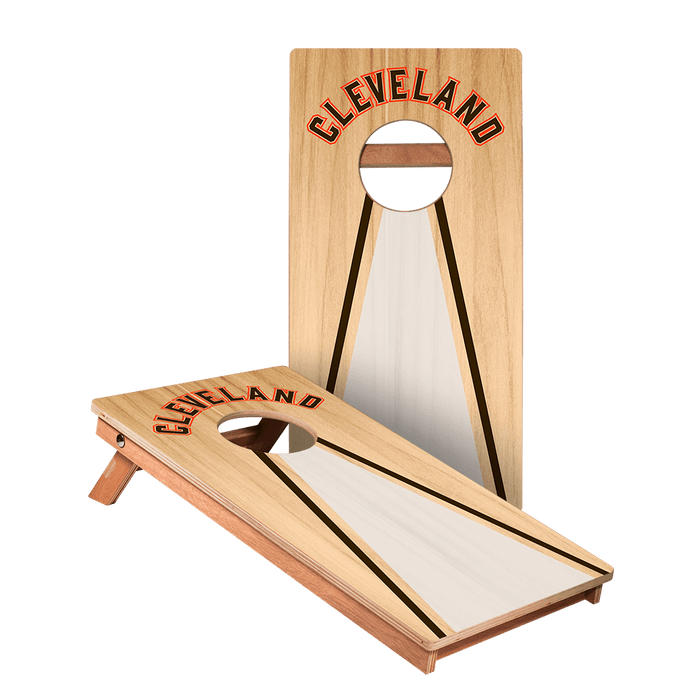 Cleveland Football Gameday Backyard 1x2 ft Cornhole Board Set - WACA - 500430 - WB | American Cornhole Association