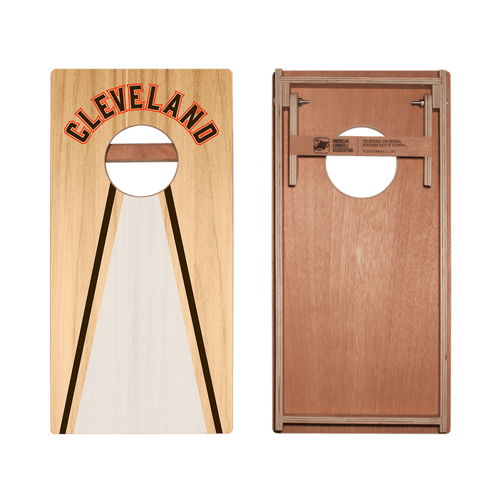 Cleveland Football Gameday Backyard 1x2 ft Cornhole Board Set - WACA - 500430 - WB | American Cornhole Association