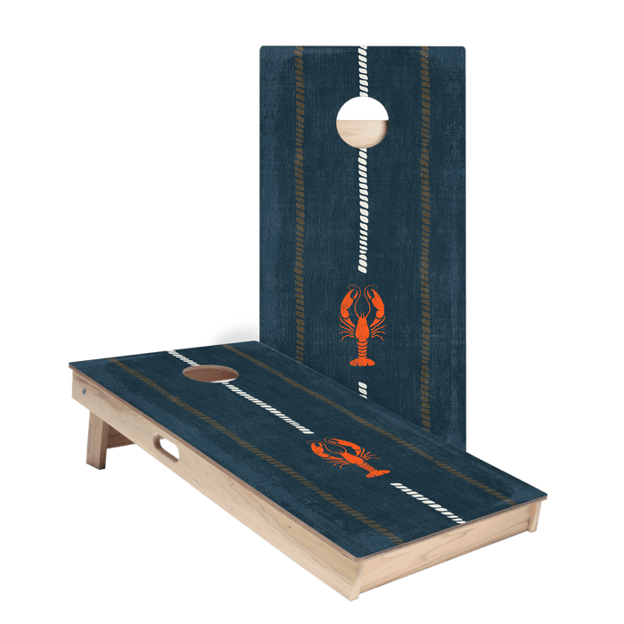 Coastal Lobster Lines Star Cornhole Boards, - American Cornhole Association