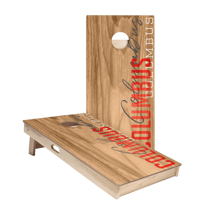 Columbus Campus Gameday Star Cornhole Boards - ACA - 000205 | American Cornhole Association