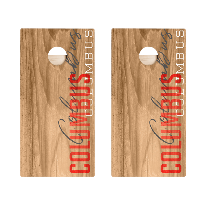 Columbus Campus Gameday Star Cornhole Boards - ACA - 000205 | American Cornhole Association