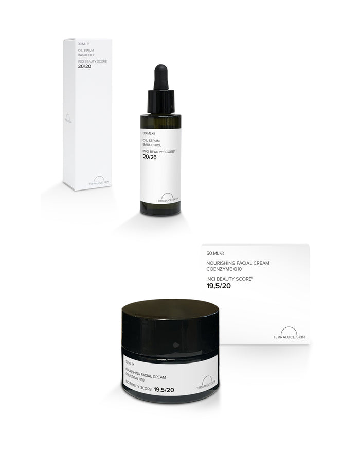 Combi Deal Natural Nourishing Serum & Facial Crème Q10