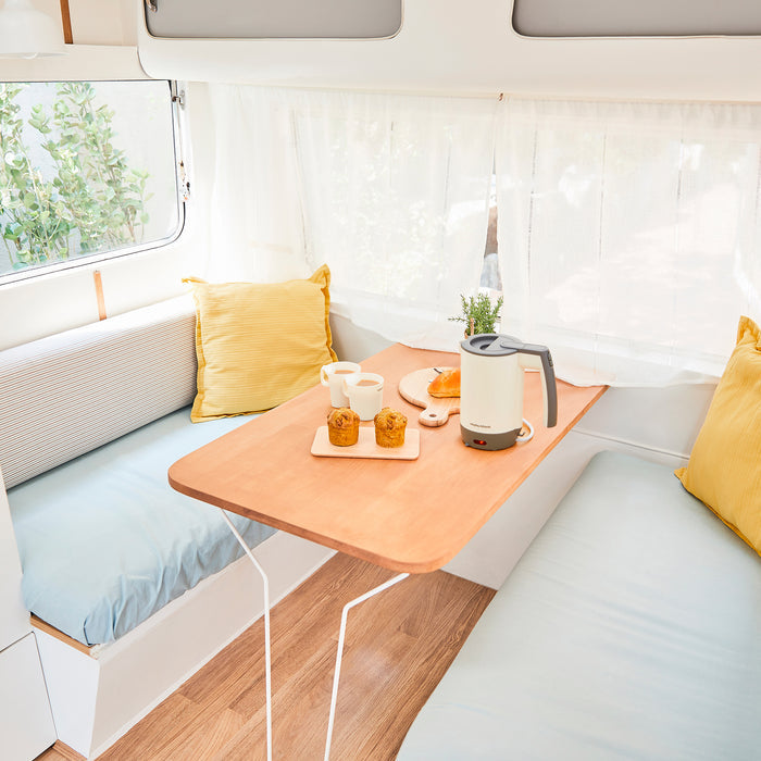 travel kettle in caravan