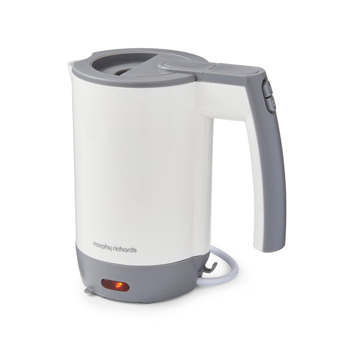 travel kettle on white background