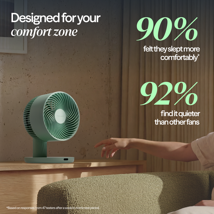 CoolDrift™ Air Circulator Fan - Cloud linen